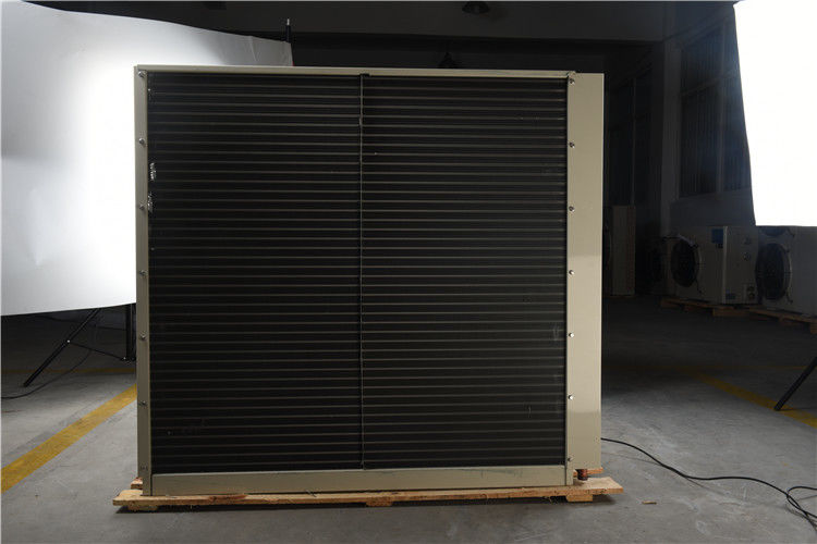 ODM  Copper Tube Compressor Room Cool Condensing Unit 4 Fans Type Fin