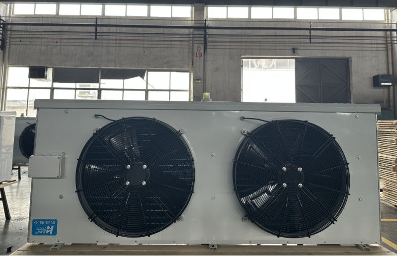 Large ceiling mounted air cooler suitable for large cold storage, compatible with R404A/R507/R22 refrigerants, supporting 220V/380V voltage,